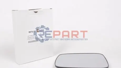 Скло дзеркала (з підігрівом) VW T4 91-03 (L) AUTOTECHTEILE 3857001 Купити в Україні