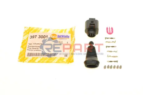 Корпус штекера VW Caddy 95-> / Crafter 06-11 / T4 95-03 / T5 03-15 / T6 15-19 AUTOTECHTEILE 397 3001 Купить в Украине