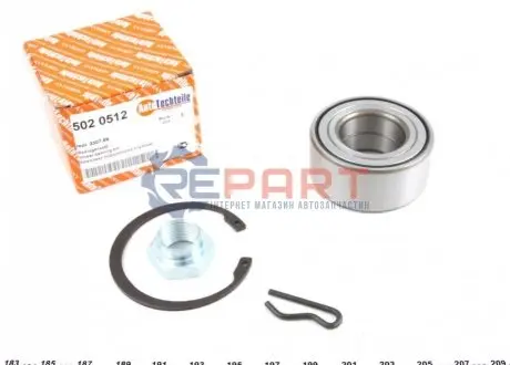 Підшипник маточини (передньої) Peugeot Partner 99-15/Citroen Berlingo 96-11 (42x82x36)(к-кт) AUTOTECHTEILE 5020512 Купити в Україні