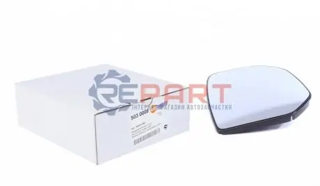 Скло дзеркала (з підігрівом) Citroen Berlingo/ Peugeot Partner 08-12 (R) AUTOTECHTEILE 5030008 Купити в Україні
