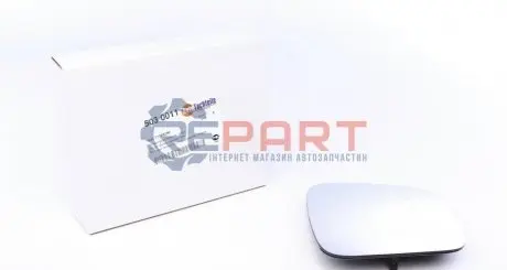 Скло дзеркала (з підігрівом) Citroеn Nemo/Peugeot Bipper 08- (L) AUTOTECHTEILE 5030011 Купити в Україні