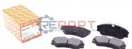 Колодки гальмівні (передні) Citroen Berlingo/Peugeot Partner 96- (Lucas-Girling) AUTOTECHTEILE 5040161 Купити в Україні