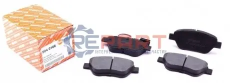 Колодки гальмівні (передні) Fiat Doblo/Citroen Nemo/Peugeot Bipper 08- (Bosch) AUTOTECHTEILE 5040166 Купити в Україні