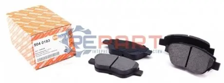 Колодки гальмівні (передні) Fiat Doblo/Citroen Nemo/Peugeot Bipper 08- (Bosch) AUTOTECHTEILE 5040193 Купити в Україні