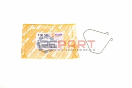 Фіксатор патрубка інтеркулера Renault Megane III 1.5 dCi 08 AUTOTECHTEILE 508 0506 Купити в Україні
