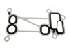 Прокладка масляного радиатора BMW 3 (E90)/5 (F10)/7 (F01-F04)/X5 (E70)/X6 (E71/E72) 08- N57 D30A 701 1155