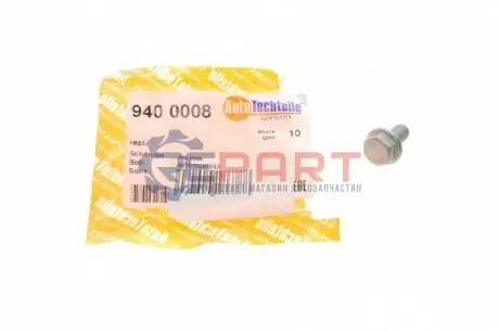 Болт (M8x1,25x16 мм) AUTOTECHTEILE 940 0008 Купити в Україні