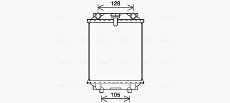 AVA AUDI Радіатор системи охолодження двигуна SEAT, SKODA, VW AVA COOLING AI2415