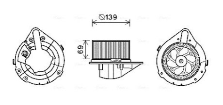 Автозапчасть AVA COOLING AI8372