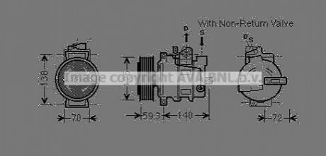 Компресор AVA COOLING AIAK330