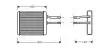 Фото AVA FIAT Радиатор отопления Alfa Romeo 147/156 AVA COOLING (AL6072) изображение 1