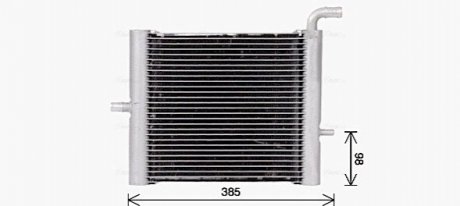 Радиатор, Система охлаждения двигателя AVA COOLING AU2334 (фото 1)
