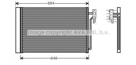 Автозапчастина AVA COOLING AUA5182D (фото 1)