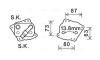 AVA BMW Оливний радіатор (без корпуса) 1 (E81), 1 (E87), 1 (E88), 3 (E90), 5 (E60), X3 (E83) BW3412