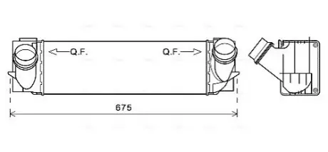 Інтеркулер AVA COOLING BW4457