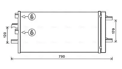 Конденсатор, система кондиціонування повітря AVA COOLING BW5550D Купити в Україні