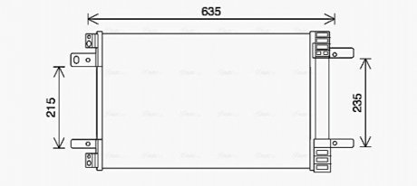 Радіатор кодиціонера AVA COOLING CN5311D (фото 1)