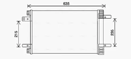 Фото Конденсатор, система кондиціонування повітря AVA COOLING (CN5311D) зображення 1