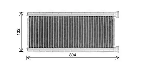 Теплообмінник, система опалення салону AVA COOLING CN6339 Купити в Україні