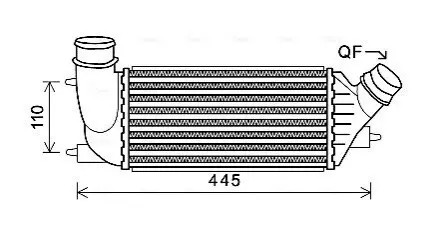 Автозапчасть AVA COOLING CNA4270