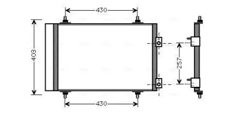 Фото Конденсатор, система кондиціонування повітря AVA COOLING (CNA5240D) зображення 1