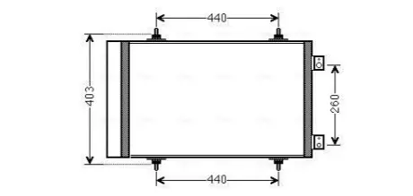 Фото Конденсатор, система кондиціонування повітря AVA COOLING (CNA5263D) зображення 1
