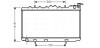 AVA NISSAN Радиатор охлаждения двигатель. PRIMERA 1.6 90-, 2.0 90- AVA COOLING DN2094 (фото 1)