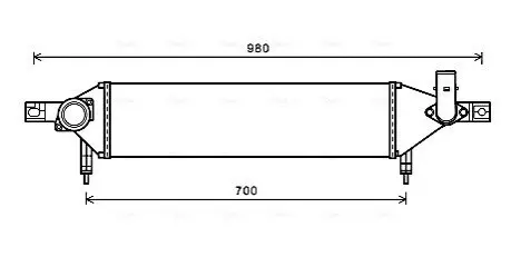 Інтеркулер AVA COOLING DN4409