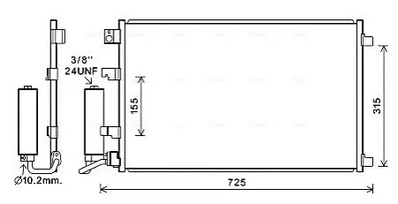 Автозапчасть AVA COOLING DN5420D Купить в Украине