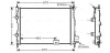 AVA NISSAN Радіатор охолодження двиг. QASHQAI / QASHQAI +2 I 1.5 dCi 06- DNA2287
