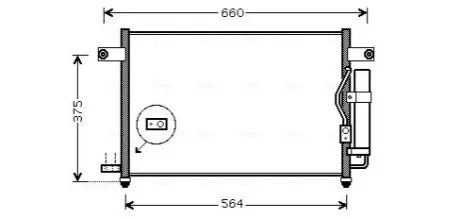 Фото Конденсатор, система кондиціонування повітря AVA COOLING (DW5049D) зображення 1