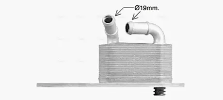 Охолоджувач оливи, моторна олива AVA COOLING FD3666 Купити в Україні