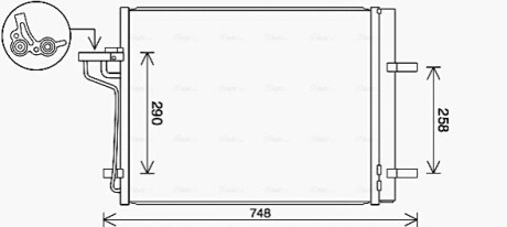 Автозапчастина AVA COOLING FD5647D