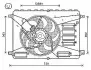 Фото Вентилятор, система охолодження двигуна AVA COOLING (FD7556) зображення 1