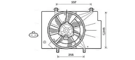 Автозапчасть AVA COOLING FD7559 Купить в Украине