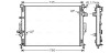 Радіатор, охолодження двигуна AVA COOLING FDA2422 (фото 1)