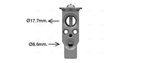 Розширювальний клапан, система кондиціонування повітря AVA COOLING FT1479 Купити в Україні