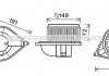 AVA FIAT Вентилятор салона Ducato 99- AVA COOLING FT8426 (фото 1)