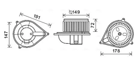 Фото Компресор салону AVA COOLING (FT8426) зображення 1