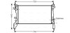 AVA CITROEN Радіатор охолодження двиг. NEMO 1.3-1.4 09-, FIAT, PEUGEOT FTA2380