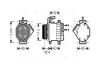 AVA CITROEN Компресор кондиціонера JUMPER II 3.0 06-, FIAT, PEUGEOT FTAK366