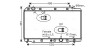 AVA HONDA Радиатор охлаждения двигатель. CR-V II 2.2 CTDi 05-, FR-V 2.2 i CTDi 05- AVA COOLING HD2215 (фото 1)