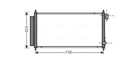 Радіатор кодиціонера AVA COOLING HD5222D