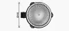 Фото Вентилятор салону CHRYSLER SEBRING DODGE AVENGER, CALIBER, JOURNEY HONDA ACCORD IX, ACCORD VIII, CROSSTOUR I, CR-V III, CR-V IV, PILOT JEEP COMPASS, PATRIOT MAZDA CX-9 1.6D-4.0 01.05 AVA COOLING (HD8327) зображення 2