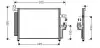 Фото AVA HYUNDAI Радіатор кондиціонера (конденсатор) Accent II 00- AVA COOLING (HY5081D) изображение 1