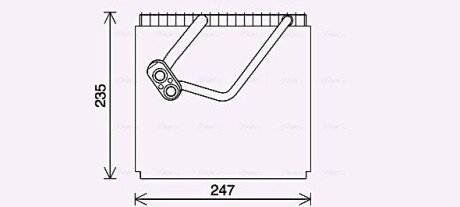 AVA HYUNDAI Випарник системи кондиціонування повітря TUCSON 2.0 04- AVA COOLING HYV466