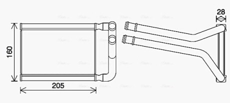 Автозапчасть AVA COOLING KA6296