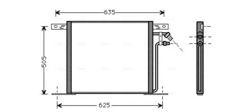 Фото Конденсатор, система кондиціонування повітря AVA COOLING (MS5220) зображення 1