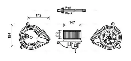 Фото Компресор салону AVA COOLING (MS8617) зображення 1