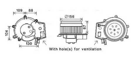 Автозапчасть AVA COOLING MS8625 Купить в Украине